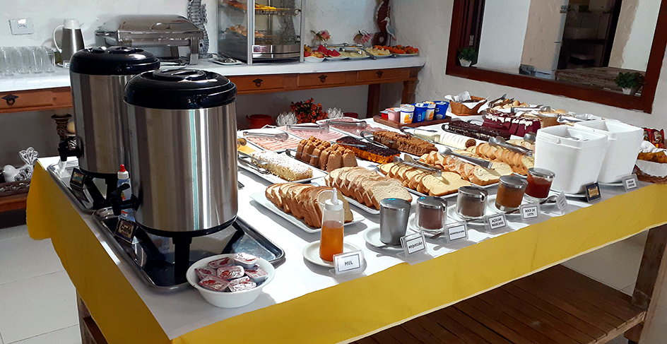 Café da manhã Porto Kanoas Bertioga
